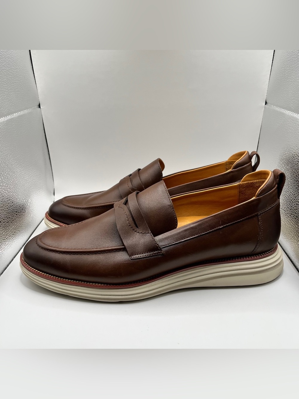 Beckett Simonon Hudson Loafer brown EUC size 14 slip on men’s comfort luxury - Picture 3 of 10